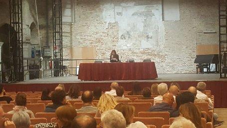 Un momento dell'incontro a Chioggia il 10 maggio 2018