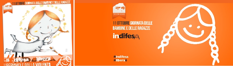 banner 11 ottobre 2019 da Terre des Hommes, progetto #indifesa
