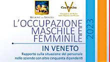 Copertina presentazione Rapporto biennale occupazione maschile e femminile in Veneto