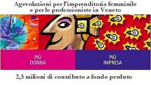 Locandina bando regionale Veneto per imprenditoria femminile
